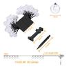 cshare Solar LED String 50 IP65 8 Automatic Nighttime Camping Garland Suitable for New School and Solar Panel Decorative Lights Lights, Bulbs, 7M,