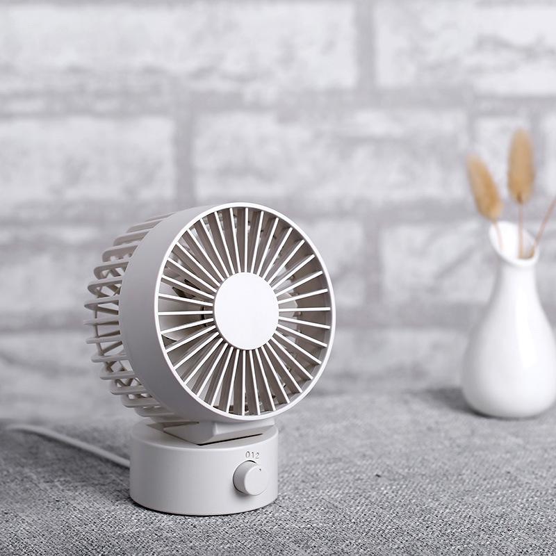 Mini Fan Rechargeable 2026 New High Quality Cooling Silent USB Desk Fan Mini Quiet Electric Fan for Office & Home