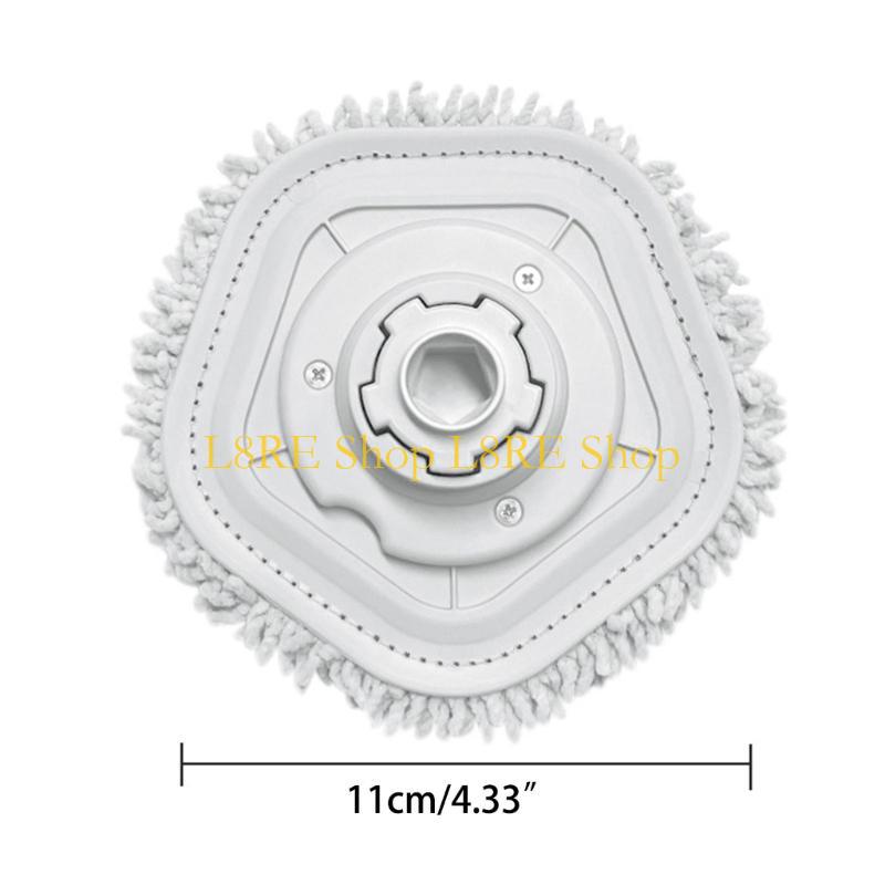 L8RE Plastic Replacement Cloth Mop Wipes Rag Mop Cleaning Heads Pad Sweeping Robot Accessories for Dreame Bot W10 W10Pro