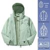 Outdoor Assault Jacket: Warm Waterproof/Windproof 3-in-1 Unisex Mountaineering Coat for Autumn/Winter