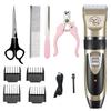 Pet Animal Hair Trimmer Kit Adjustable Cordless Pet Haircut Electric Shaver