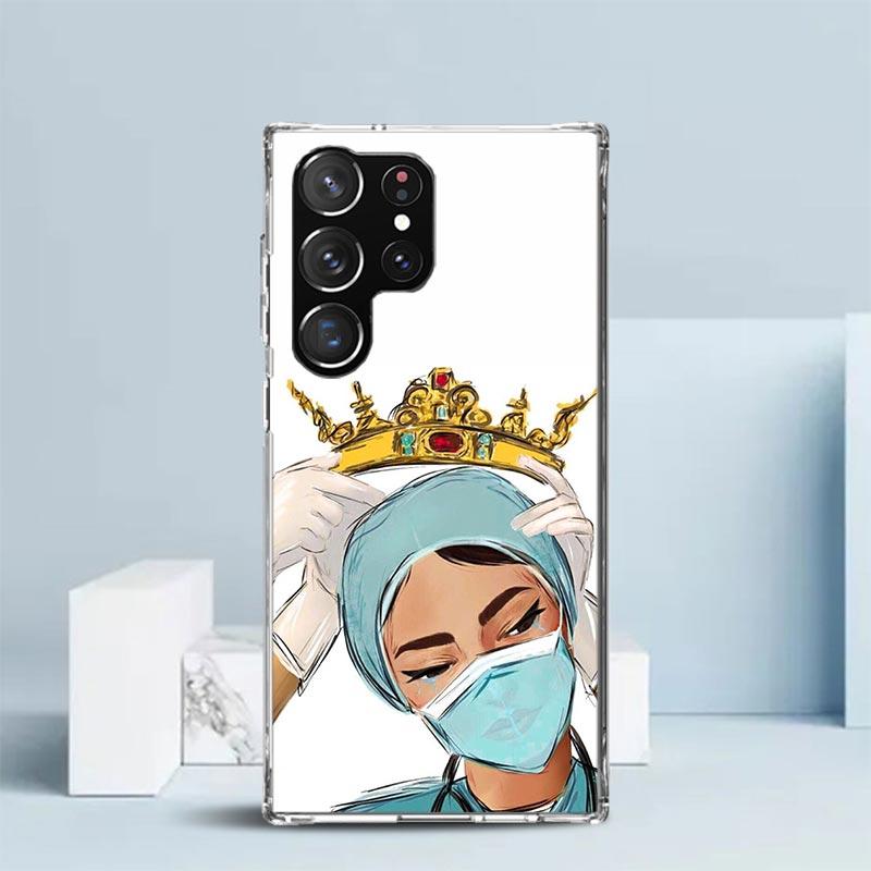 Medicine Nurse Doctor Phone Case For Samsung Galaxy S24 S25 Edge S26 Ultra S22 S23 Plus S21 + S20 FE Soft TPU Back Cover Galaxy