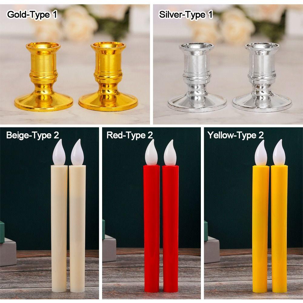 Energy-saving LED Lantern Candle Holders Party Decor Lights  Wedding Birthday Party Supplies