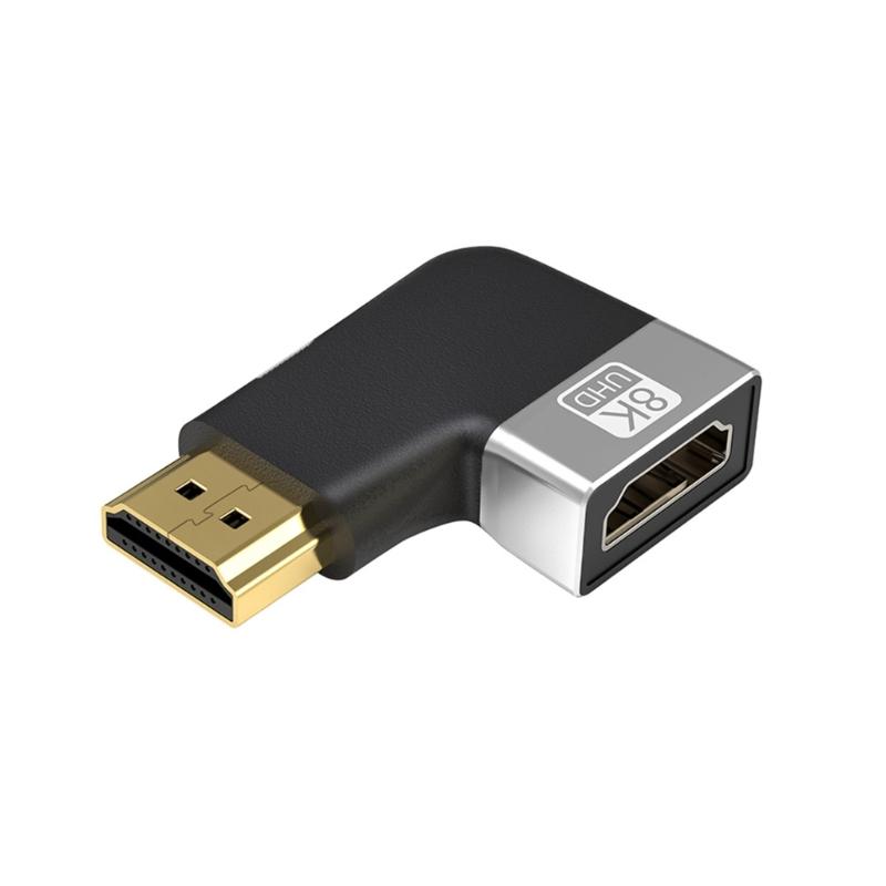 HDMI-kompatibler 2.1 8K-Erweiterungsstecker-Adapter 48 Gbit/s Stecker auf Buchse Konverter 8K@60Hz 4K@120Hz Unterstützung 3D eArc