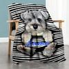 Personality Dog Personalized Text Blanket Multi-purpose Customizable Blanket Durable Comfort for Seaside Sofa Office Home Decor