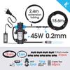 45W 0.2MM Misting Kit Pump Auto Self-priming Watering Cooling System Garden Patio Irrigation Outdoor Mister System Timer Control