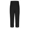 Women's Fashion Large Color Lace Splicing Bottom Pants With Elastic Waist Sports And Leisure Cropped Pants