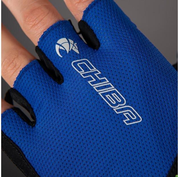 Cyklistické rukavice Chiba BioXCell Air (modrá/černá)