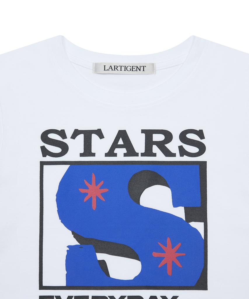 LARTIGENT L19 Box Star T-Shirt(White)