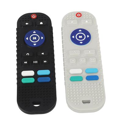 2 ks Dětské kousátka Silikonové kousátko ve tvaru TV ovladače pro kojence a batolata
