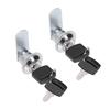 2pcs Cylinder Cam Locks RV Compartment Lock Keyed Alike Cam Locks Tool Box Replacement Hardware