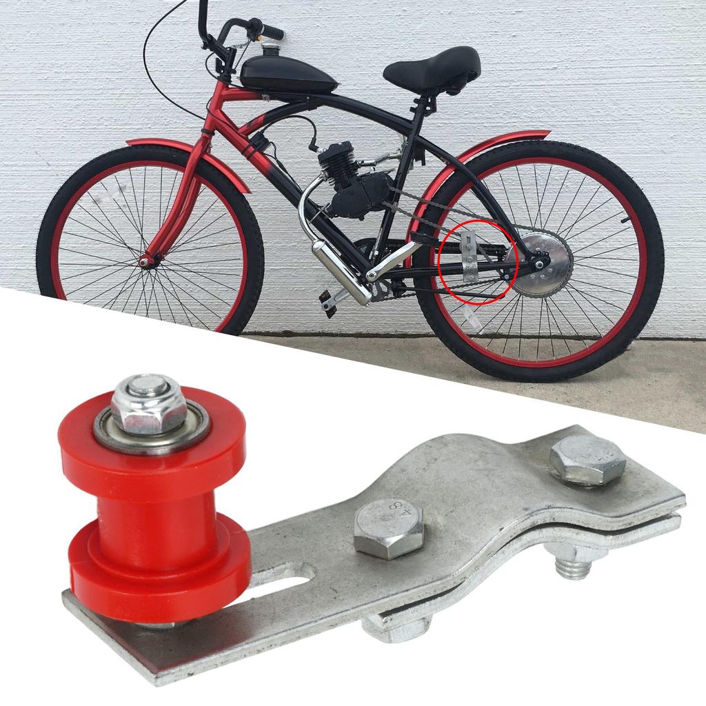 Chain Tensioner Roller Heavy Duty Slider Adjuster for 49  66  80  Bike Engine Motorized  