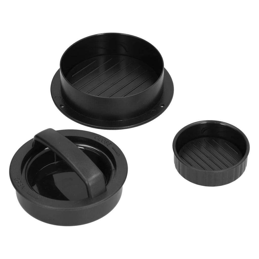 Hamburger Press Non Stick Round Patty Making Mold Cookware BBQ Kitchen Accessory Black