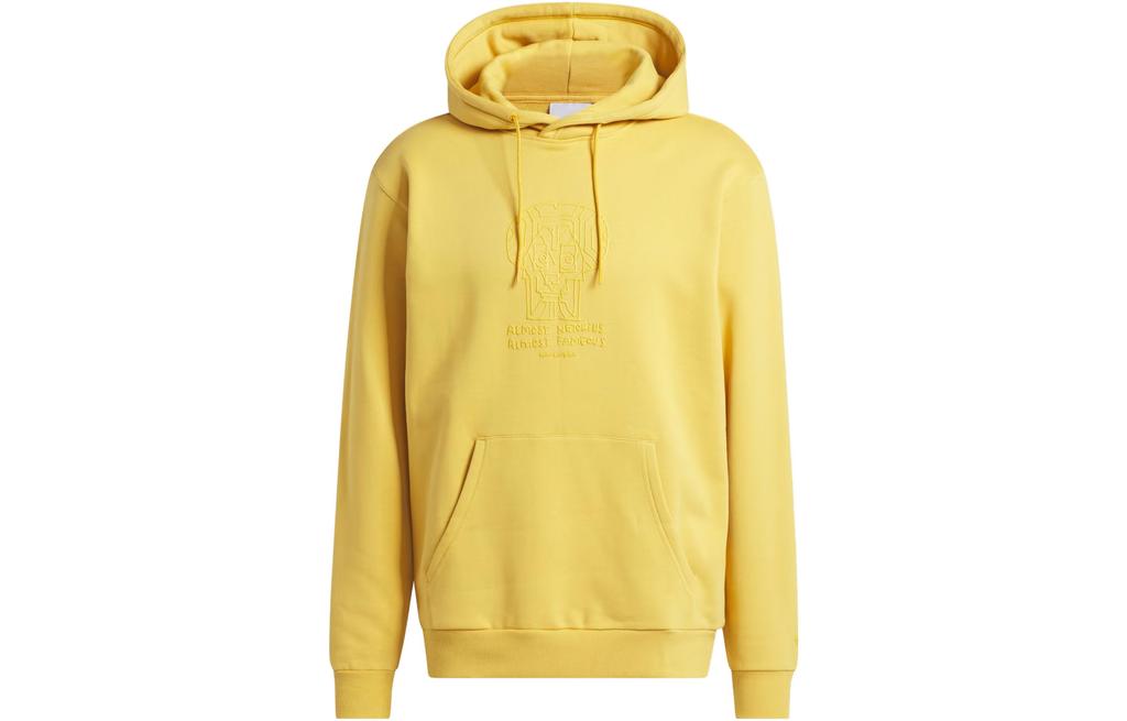 Adidas SHMOOFOIL Sweatshirts Men's Yellow Hooded Moderate Regular II5960