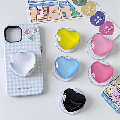 Coração de Amor 3D Fofo Para Magsafe Magnético Phone Griptok Grip Tok Suporte Para IPhone Carregamento Sem Fio Suporte