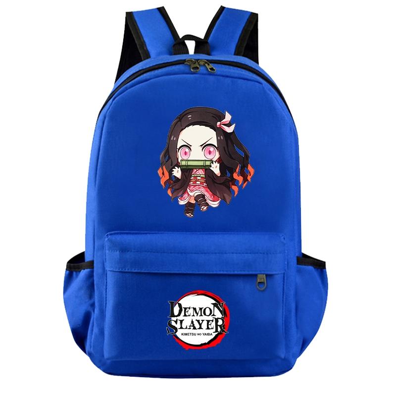 Anime Demon Slayer Backpack for Boy Girl Back To School Bag Large Capacity Backpack Bookbag for Kid Men Women Travel Bag Mochila