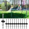 Trampoline Hold Downs Trampoline Bolts And Nuts Replacements Anti-Falling Tools 12X Stabilization Nuts For Carport Awning Poles