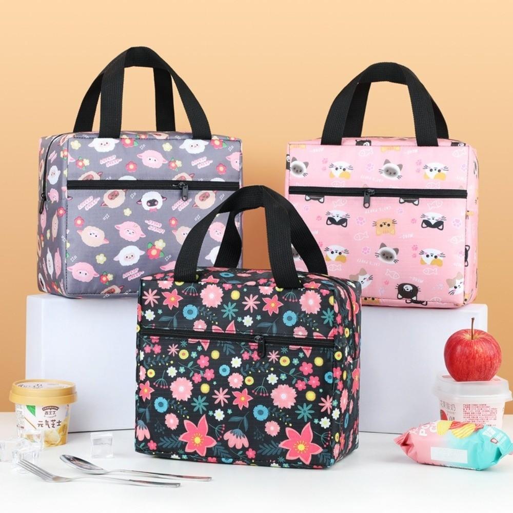 Durable Leakproof Lunch Bag Large Capacity Thickened Insulated Lunch Box Reusable Insulated Lunch Tote School Office Picnic