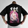 Summer Y2k Graphic T Shirts Japanese Anime One Piece Mens Clothing Harajuku Oversized Loose Cotton Womens Short Sleeve Tee Top