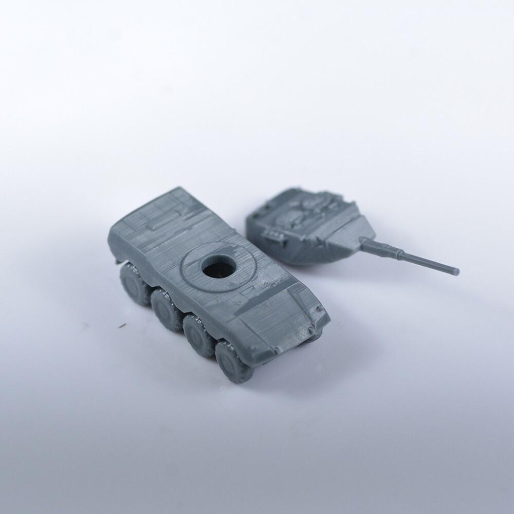 SSMODEL 1/200 Military Model Kit German RADKAMPFWAGEN 90 Light Tank