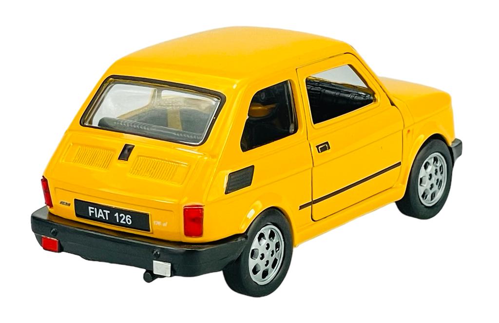 WELLY FIAT 126P YELLOW 1:34 42372