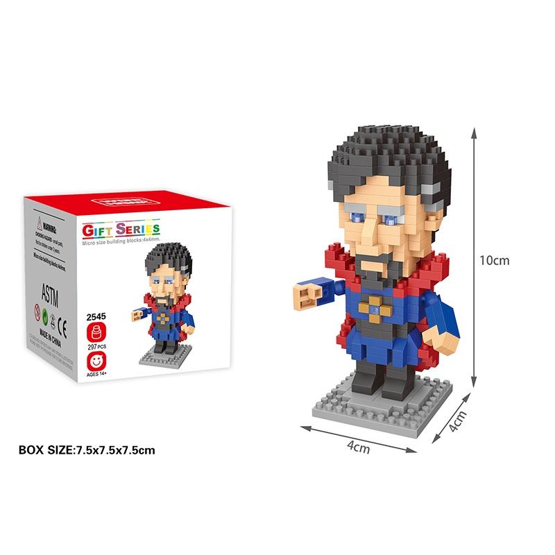 Marvel Spiderman Thor Iron Man Building Block Superhero Figure Kids Toys Gift