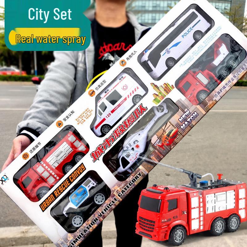 Children's Rescue Vehicle Toy Set