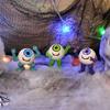 3 STÜCKE Bunte Augapfel Kleine Monster Ornamente Schreibtischdekoration Ornamente Niedliche Harzpuppen Wohnzimmer Heimdekor Accessoires