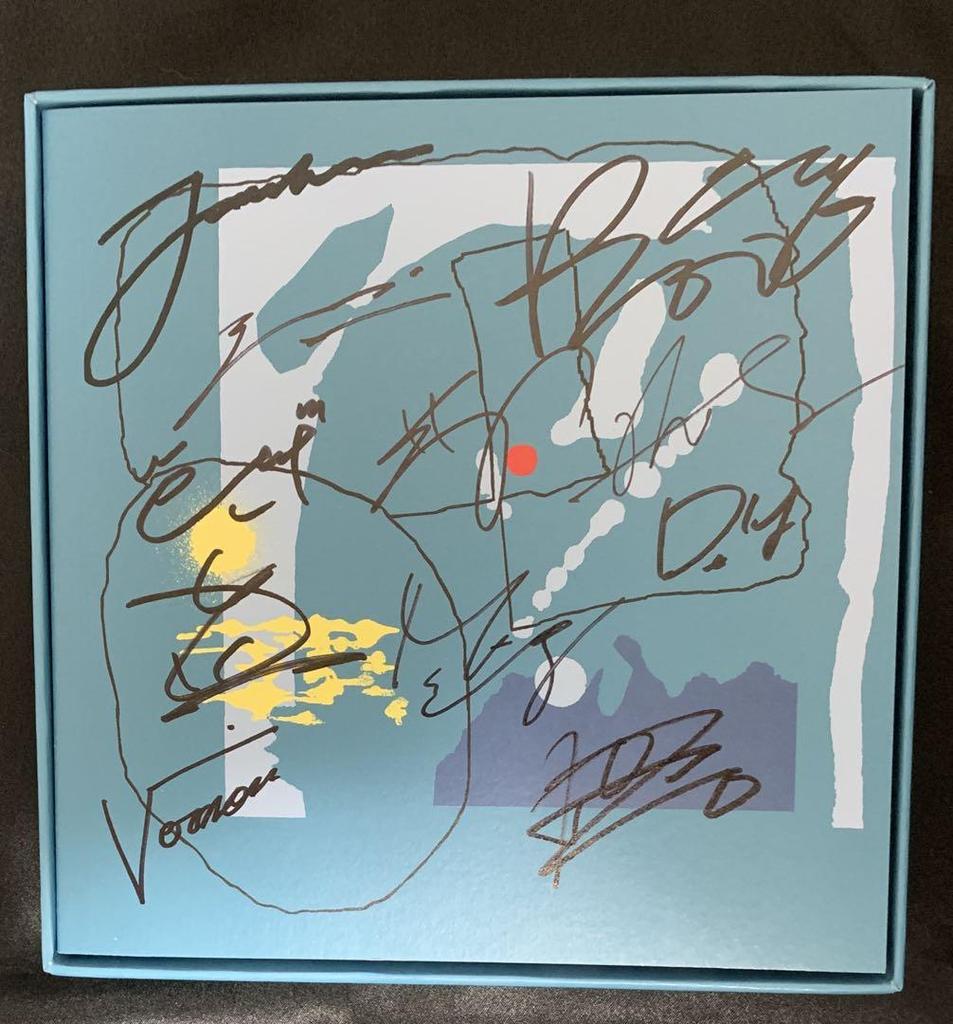 [USED] Autographed SEVENTEEN 12th SPILL THE FEELS Blue