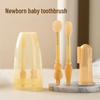 Silicone Toothbrush & Tongue Scraper for Newborns and Toddlers (0-1.5 Years) - Oral Cleaning for Babies