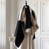 Imitation Cashmere Wool Scarf Women'S Autumn And Winter High-End Plaid Shawl Versatile Simple Fringed Scarf Batch