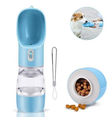 Bottiglia d'acqua per cani Portatile Ciotola per l'acqua potabile per animali domestici Ciotola per l'alimentazione di cibo per cani gatti cuccioli Forniture per passeggiate all'aperto e viaggi