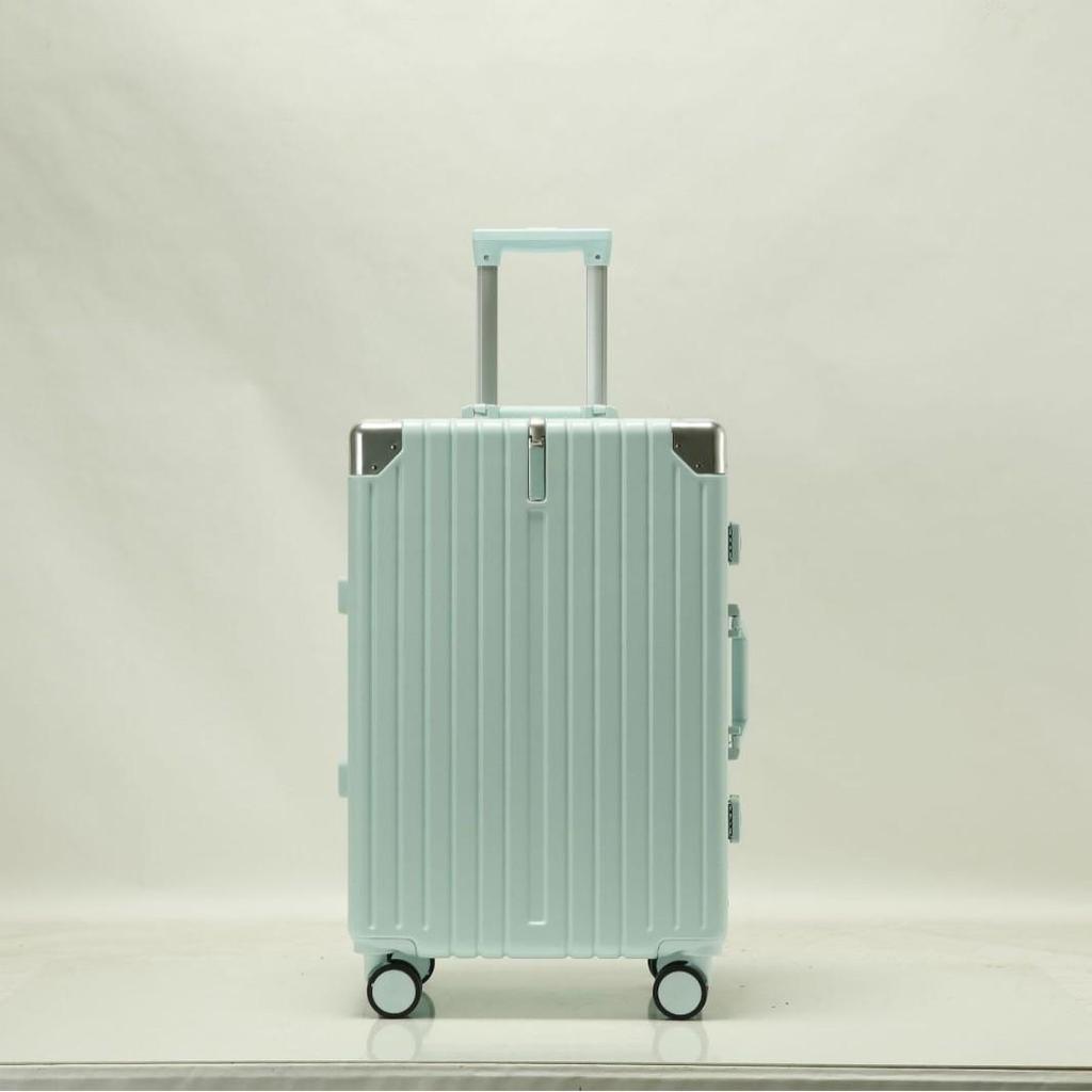20-Inch Aluminum Frame Trolley: Sturdy, Durable, Lockable Cabin Case for Men & Students