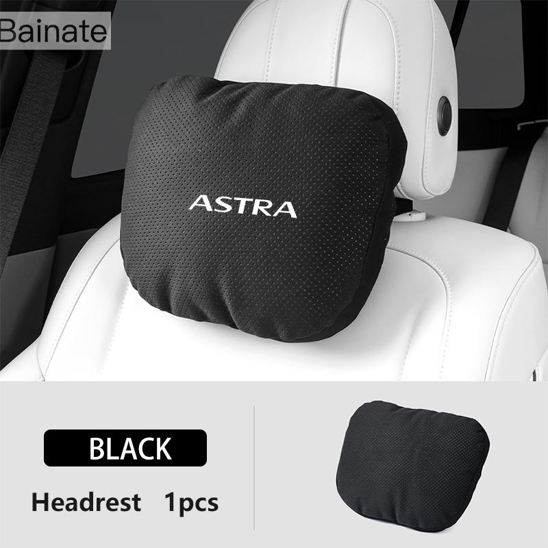 

Car Pillow Neck Rest Cushion For Opel ASTRA 2016 2014 2013 breathable Car Headrest Neck Support Seat Suede Car Accessories,