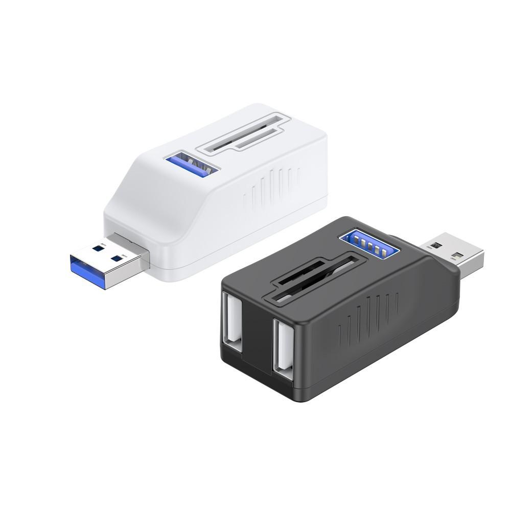 USB3.0 HUB 5 Ports TF Micro SD MMC Card Reader USB Cable Splitter Extend Memory Adapter Keyboard Mouse Camera Disk USB Converter