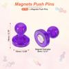 32Pcs Magnets Push Pins Strong Fridge Magnets Magnetic Whiteboard Decorative Thumbtacks for Refrigerator Locker Calendar Office