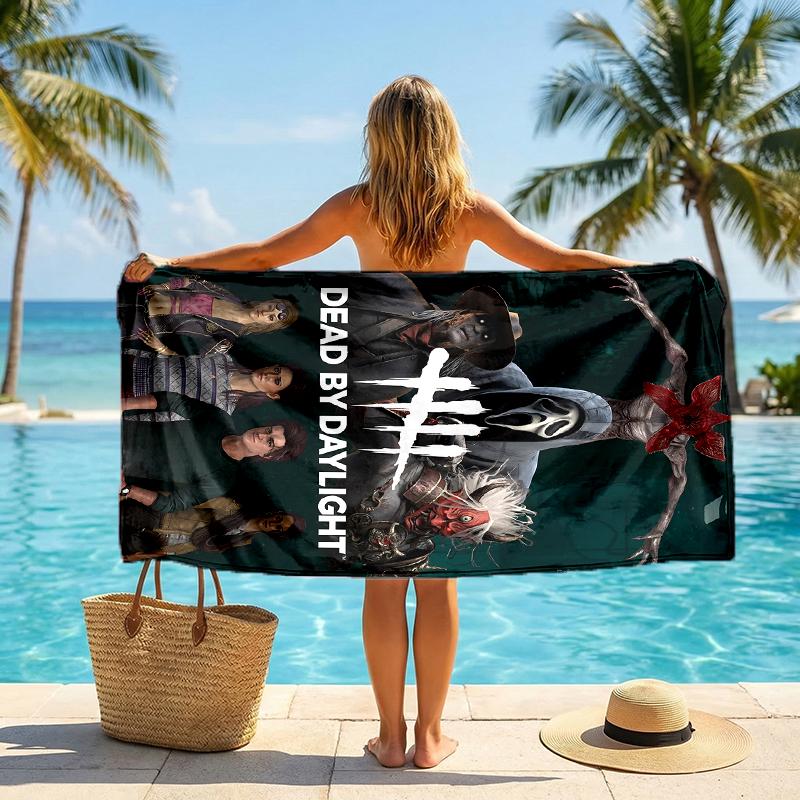 Dead Daylight Fashion Beach Towel: Ideal for Summer Adventures Soft, Absorbent and Quick Drying Suitable for Swimming and Bathing