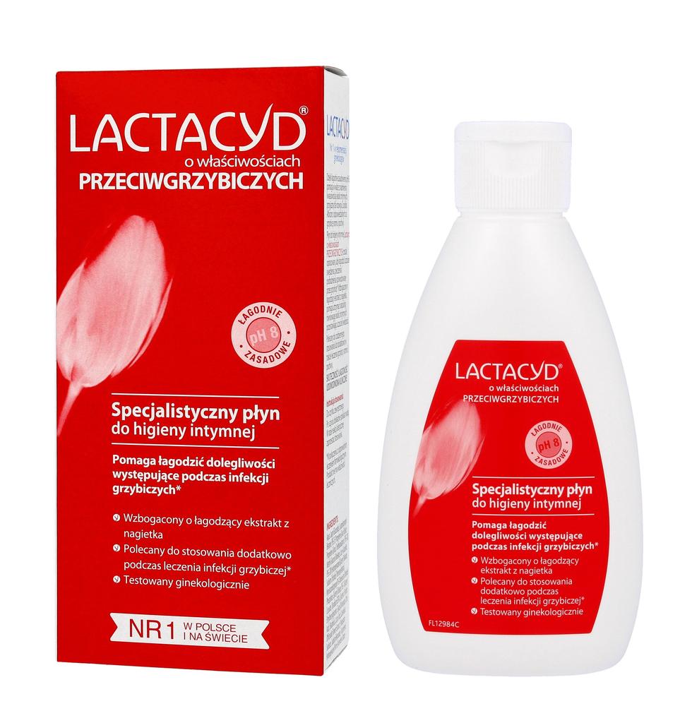 Lactacyd Płyn Ginekologiczny Do Higieny Intymnej Przeciwgrzybiczy 200Ml