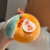 Plushies Orange Keychain Plush Orange Orange Plush Pendant Lucky Fluffy Tangerine Keychain  Women