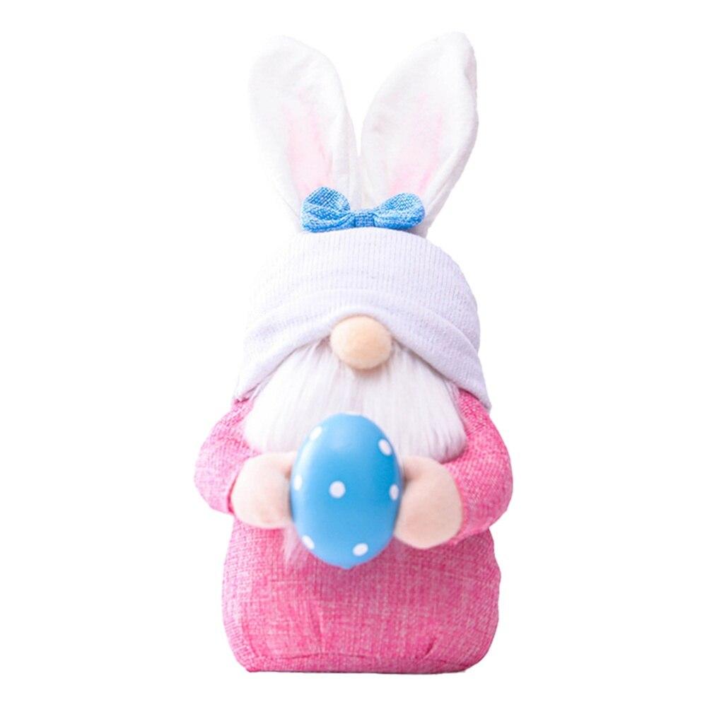 Juego De 2 Gnomos De Conejito De Pascua Decoración De Juego De 2 Gnomos De Conejito De Pascua Decoración De