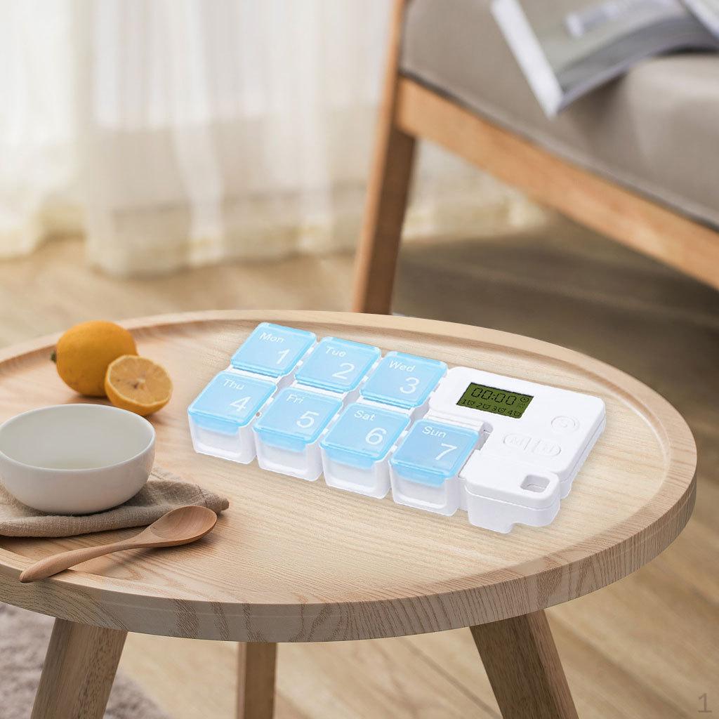 

Портативный еженедельный органайзер-диспенсер большой емкости для хранения планшетов в подарок для улицы