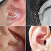 G23 for Titanium Earrings Heart Nose Hoop Ring Nostril Piercing Jewelry Studs