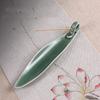 9" Length Incense Stick Holder with 3 Holes, Ceramic Incense Ash Cather for Counters, Meditation Room, Yoga, Home, Office
