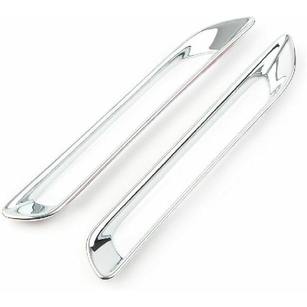Car Accessories Fit for Toyota RAV4 2019-2024 ABS Exterior Rear Fog Light Lamp Cover Trims (Chrome) 2PCS