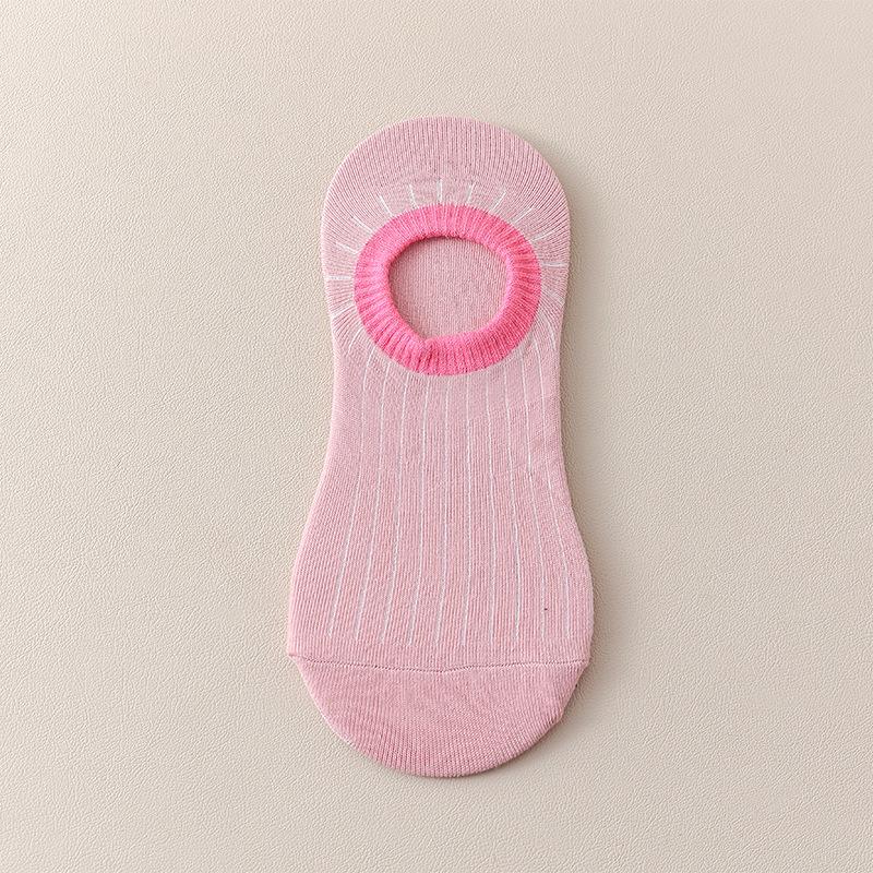Women's Summer Thin Cotton Anti Bacterial Non Slip Non Drop Heel Shallow Mouth Invisible Socks