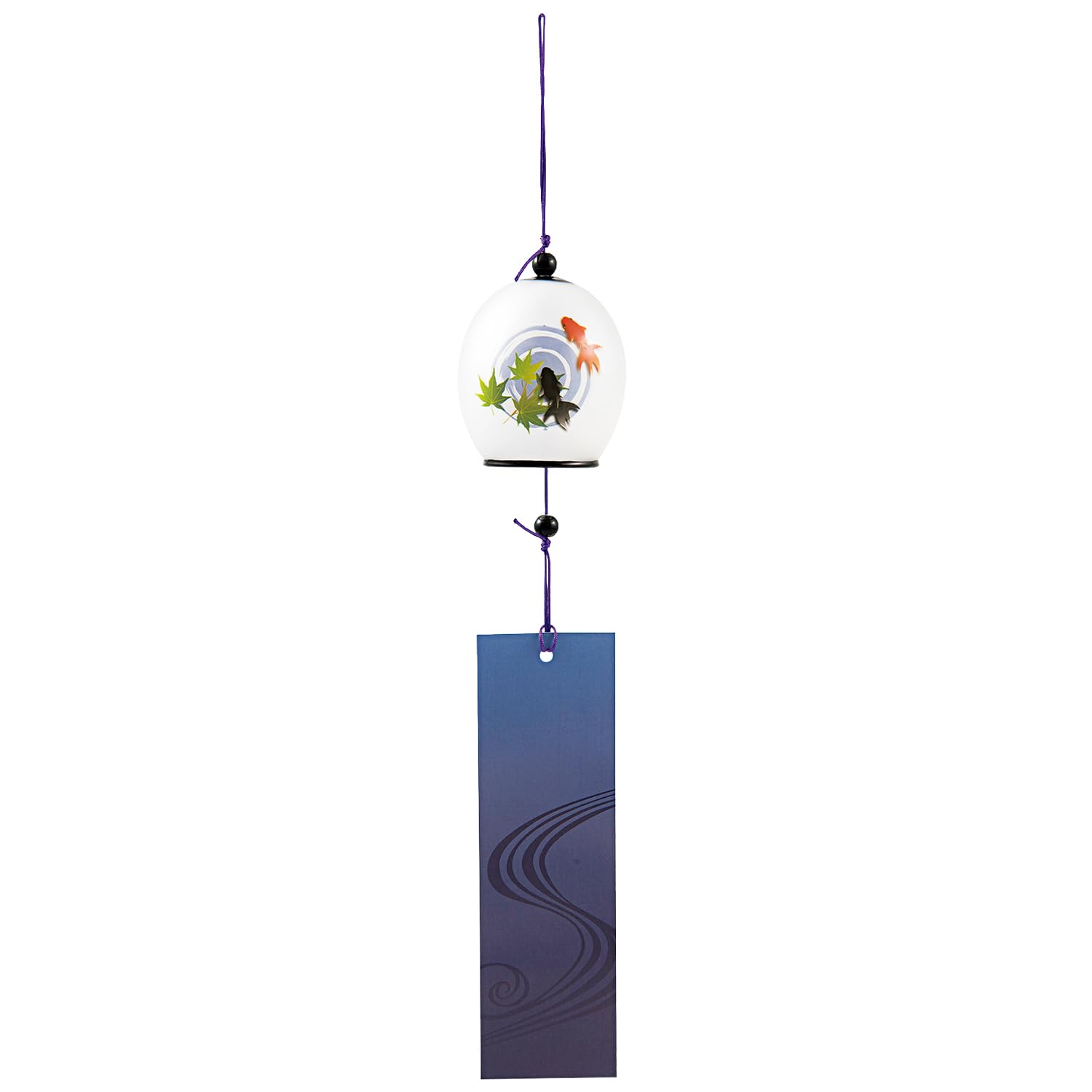 

Стеклянный колокольчик Shoho с золотой рыбкой, дизайн, сделано в Японии,