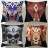 Popular Fashion Brand Marcelo Burlon Cushion Cover Soft  EasyWash Pillow Case  Versatile for Couch Bed Travel and Office