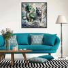 New Arrival 5D DIY Full Circle Diamond Painting "Dragon and Tiger Picture" Embroidery Cross Stitch Home Decor Gift