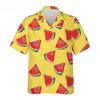 Funny Chili Fruit Pattern Shirt for Men 3D Print Pepper Hawaiian Shirts Summer Button Short Sleeve Top Street Lapel Aloha Blouse