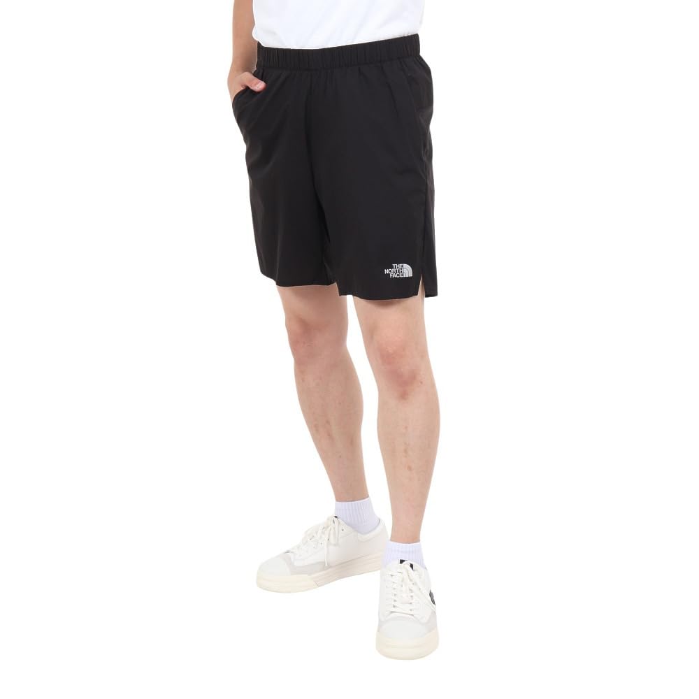 The North Face Swallowtail Vent Running Size M Shorts, Men's, Water-Repellent, Windproof, Shorts, Black,